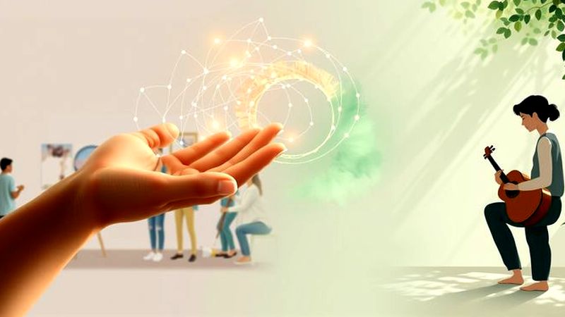 Creatividad y calma se entrelazan armoniosamente