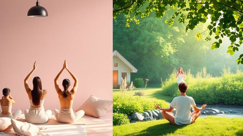 Tranquilidad y reflexión en entornos serenos